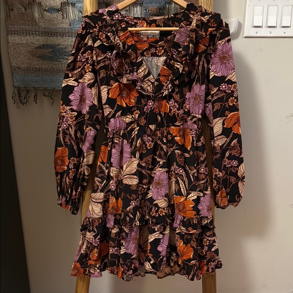 Floral Long Sleeve Dress